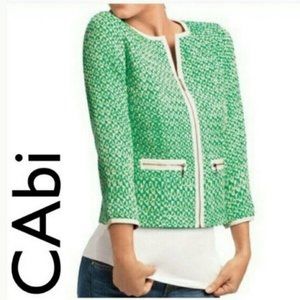 NWT Cabi Clover Tweed Jacket